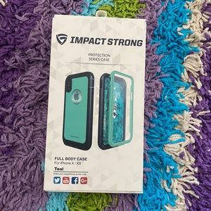 Clear Blue IPhone X/ XS phone case